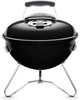 Smokey Joe Original Charcoal Grill, Ø 37cm Grill Area, Portable BBQ Grill, Porcelain-Enamelled Lid & Bowl - Black (1111004)