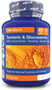 Turmeric & Glucosamine Complex with Chondroitin, Vitamin C, Rosehip, Ginger & Zinc. 90 Capsules. High Strength Joint, Bone & Cartilage Health, Reduces Fatigue, Immunity Support