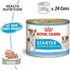 ROYAL CANIN Starter Mousse, Mother & Babydog Dog Food Cans 6 X 195g and Little Gift