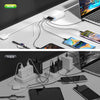 USB C Charger, Total 165W GaN Fast Charger Plug 6 Port USB C Charging Station 65W/45W/25W/20W/18W Compatible with MacBook Pro/Air,HP Laptop,iPad,iPhone 12/13/14/15, Samsung S23/22/21