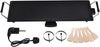 Electric Teppanyaki Table Grill, BBQ Griddle | Non-stick Barbecue Hot Plate with Wooden Spatulas and 2 Egg Rings (XL, 70 x 23CM)