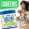 Critical Greens - Super Greens Powder, Boost Your Immune System with Superfood Nutrients, Vegan (150g - 30 Servings) (Apple Burst)