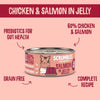 Natural Wet Cat Food, Salmon in Jelly 18x 80g