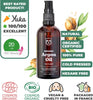 Organic Argan Oil 100ml - 100% Pure, Natural and Cold Pressed - for Hair, Face, Body, Beard, Nails - Vegan and Cruelty Free - Glass Bottle + Pipette + Pump