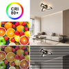 LED Ceiling Light, 36W 3240LM Modern Design Ceiling Lighting, 3 Lights Living Room Ceiling Light Acrylic Black Flower Fittings Ceilings for Bedroom, Kitchen, Dining Room 3000K Warm White