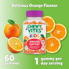 Kids | Immune Support 60 Gummy Vitamins | High Strength Vitamin D | Vitamin C B6 B12 Zinc Selenium | 1-a-Day | 2 Months Supply | Real Fruit Juice | Vegan | 3 Year+