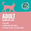 - Wet Cat Food, Salvaged Salmon Flavour for Adult Cats, Fillets in Gravy, 24x85g