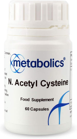 N-Acetyl Cysteine Capsules | NAC Supplement 375mg 60 Capsules | Suitable for Vegans and Vegetarians- Aditive Free