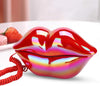 Corded Telephones,Creative Red Lips Landline Phone European Style Desktop Telephone for Home Office,Novel Fashionable Lips Shape Desktop Landline Phone for Desktop