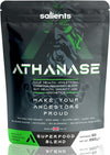 ® ATHANASE® | Men's Super Greens Powder | Superfood Powder Blend | Includes Ashwagandha, Lions Mane, Maca Root, Shilajit, Fenugreek & More | 250g & 50 Servings | UK - Previously Ambrosia