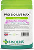 Pro Bio Live Max 6 Billion CFU Capsules - 100 Pack - Contributes to a Healthy Gut and Supports Digestion - Probiotic Vegetarian Capsules - UK Manufacturer, Letterbox Friendly