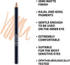 Lord & Berry SILK KAJAL Kohl Eyeliner Pencil, Long Lasting Soft Gel based Eye Liner for Women With Smudgeable Semi-Matte Finish, Ophthalmologically Tested & Cruelty Free Makeup