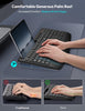 Wireless Keyboard with Wrist Rest, Full-size Ergonomic Keyboard with Phone Holder, Sleep Mode, 18 Multimedia Keys, Numeric Keypad, Silent 2.4GHz Cordless Keyboard for Mac/Windows/Computer/Laptop/PC