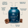 Chocolate Whey Protein Powder | 2.27kg | 22g Protein per Serving | 75 Servings | Sourced from EU Grass-Fed Cows | Superior Mixability & Taste