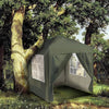 Pop Up Gazebo, Pop Up Tent with Weights, Fully Waterproof, All Weather Gazebo ideal for Outdoor Party Camping (2x2m,Green)
