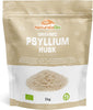 Organic Psyllium Husk - 99% Purity - 1 kg. Pure & Natural Psyllium Seed Husks, Produced in India. High in Fibre, to be Mixed with Water, Beverages, & Juices, Vegetarian & Vegan.