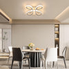 Modern LED Ceiling Light, 30W Flower Shape Ceiling Lamp, White Ceiling Lights fixtures for Bedroom, Living Room, Dining Room, Aisle Entrance, Kitchen, Warm White 3000K