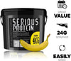 SERIOUS PROTEIN – Protein Powder – 4kg – Low Carb – Supports Lean Muscle Growth – Recovery Supplement -  - 133 Servings (Banana)