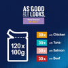 As Good As It Looks 7+ Mixed Cat Food 120x100g