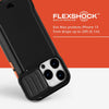 Evo Max case for iPhone 15 Pro - Compatible with MagSafe - Impact Protection Case - Lanyards included - Black