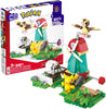 Pokémon Building Toys Set, Countryside Windmill with 240 Pieces, Motion and 3 Poseable Action Figures, for Kids, HKT21