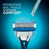 - Hydro 5 Razor Blades For Men Blades, Carbon Coated, Hydrating Gel & Precision Trimmer, Pack of 12 Razor Blade Refills