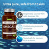 Advanced Omega-3 Wild Fish Oil & Vitamin D3, 1-a-Day 60 Servings, EPA DHA Fatty Acids, Triglyceride Form, Fast-Acting rTG, Ultra Pure, Natural Lemon Flavour,by Igennus