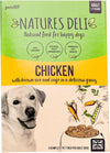 Adult Wet Dog Food, Chicken with Brown Rice and Sage, Natural Complete Wet Food Trays, 7 x 400g