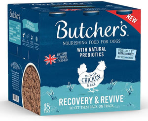 Butcher's Recovery & Revive Wet Adult Dog Food, Chicken & Rice, 18x390g Cans