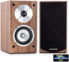 Line 501 BS-WN - loudspeakers (Walnut, Tabletop/bookshelf, Universal, Wired, Terminal, 2-way)