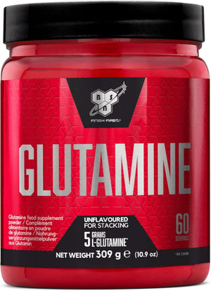 DNA Glutamine Powder, L-Glutamine Amino Acid Powder, Food Supplement, Pre Workout and Post Workout Nutrition, Unflavoured, 60 Servings, 309 g