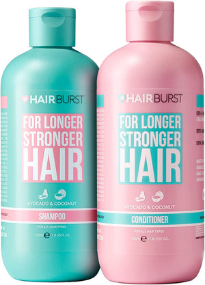 Shampoo and Conditioner Set - SLS Free Hair Growth and Thickening Treatment for Women - Coconut and Avocado Scented - Suitable for All Hair Types, Promotes Strong and Healthy Hair