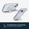 Tech 21 Evo Crystal Kick case for iPhone 15 - Compatible with MagSafe - Impact Protection Case - Lilac