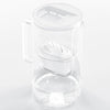 Glass Water Filter Jug, incl. 1 Filter Cartridge, 3 Litre, White