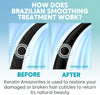 Hair Straightening Brazilian Keratin Smoothing Treatment Hair Straightening  - Natural Ingredients - Smooths, Strengthens, Softens (Amazonliss 3 Steps Keratin 60 ml)