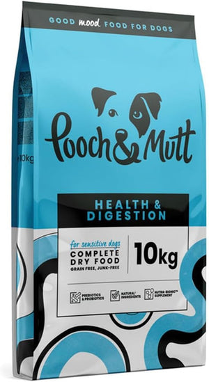 - Health & Digestion, Complete Dry Dog Food (Grain Free), Salmon and Sweet Potato, 10kg