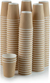 Best House EcoWise Coffee Brown 8-OZ Hot Beverage Cups with Ripple Wall Design, Perfect for Cafes – Eco-Friendly Recyclable Paper-Takeaway Coffee Cups (Pack of 500)