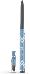 PrimeEyes Glide Eyeliner for Mature Women – Waterproof, Long-Stay and Mess-Proof – Gel Cream Texture, Discreet Sharpener and Effective Smudger (Smoky)
