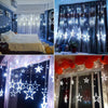 Christmas Star Curtain Lights, 138 LED Curtain Fairy Lights with 12 Stars, 8 Modes Christmas Window Lights for Xmas Tree, Party, Wedding, Garden, Bedroom, Christmas Decorations (White)