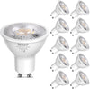 GU10 LED Spotlight Bulbs 5W, Cool White, 6500K, 365lm, No Flickering, Energy Saving Led Bulbs, Equivalent 40-50W GU10 Halogen Spot Light Bulbs, Non-Dimmable,10 Pack