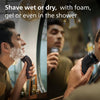 Electric Shaver 3000 Series - Wet & Dry Electric Shaver for Men with SkinProtect Technology in Dark Moon, Pop-up Beard Trimmer, Cordless Shaver (Model S3145/00)