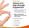 Vitamin B12 High Strength Tablets - 1000mcg Vegan B12 Vitamin Methylcobalamin Supplement – Contributes to The Reduction of Tiredness and Fatigue & Immune Energy Support Made in the UK (4 Month Supply)