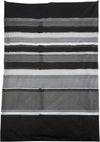 Rapport Striped Grey 2 pcs, Single Quilt Duvet Cover & Pillowcase Bed Set Adults Teenagers, Polyester-Cotton,