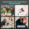Mini Massage Gun Deep Tissue,  5 Speeds Muscle Massage Gun with 4 Massage Heads, 3200rpm Powerful Small Massage Gun, Super Quiet Percussion Massager for Muscle Pain Relief