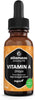 Vitamin A Drops 5000 IU High Strength per Daily Dose, Retinol Liquid & Vegan, 50 ml (1700 Drops), Natural Food Supplement Without Additives, High Bioavailability