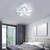 LED Ceiling Light, 60W Mordern Ceiling Lamp White, 6500K Cool White, Acrylic Petal Design Chandelier for Bedroom, Living Room, Dining Room, Kitchen, Φ60cm