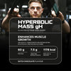 Hyperbolic Mass Dutch Chocolate 2kg: High Calorie Mass Gainer Protein Powder for Muscle Building and Weight Gain - Improved Formula & Flavour with 7.5g Creatine Monohydrate and Less Sugar