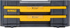 DWST1-70706 T-Stak IV Tool Storage Box with 2-Shallow Drawers, Yellow/Black, 7.01 cm*16.77 cm*12.28 cm