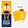 QUICKSTOP | Card Game for Family and Friends | Fast and Hilarious | 2-7 players | Party Game for Adults and Kids 10+ | 30 minutes Playing Time