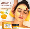 Turmeric Vitamin C Clay Mask Deep Cleansing Face Mask Skin Care Improve Blackheads Acne Dark Spots and Even out skin tone Facial Mask Control Oil and Refining Pores